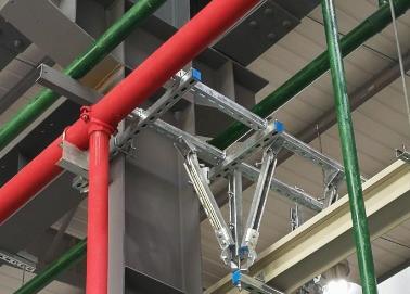 建昌该抗震支架的整体式支吊架结构协调性好